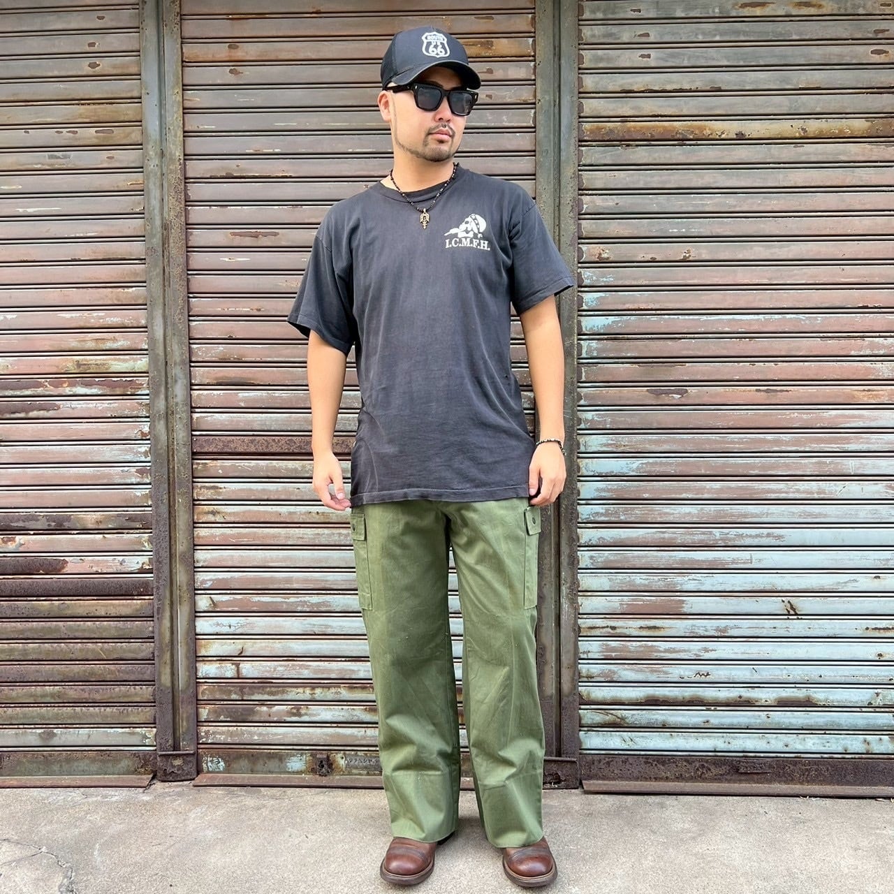 70s フレンチ ハンティングパンツ ユーロ ヴィンテージ 56 W96cm XL