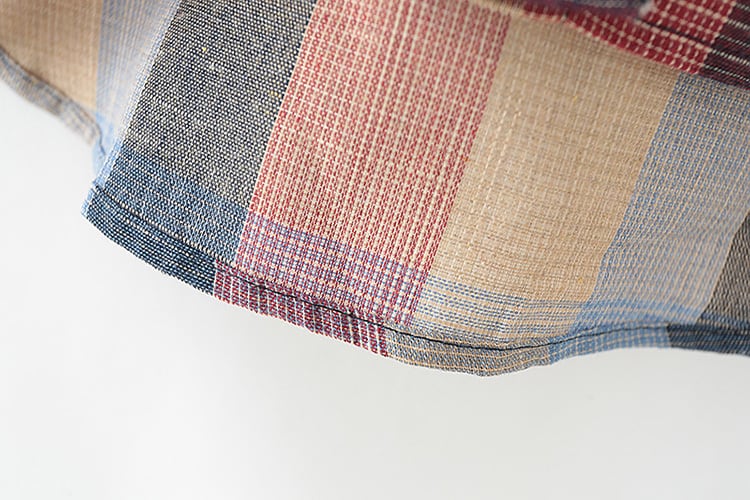 プラスサイズ チェックシャツ トップス シャツ ブラウス 袖あり 長袖