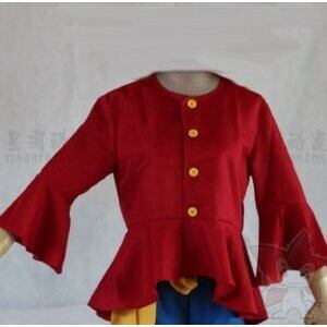 K1045 ONE PIECE ワンピース 2年後ルフィ 風 コスプレ衣装 衣装＋草履+