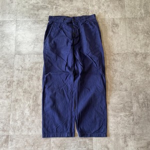 50-60s フランス軍 フレンチワーク ブルー パンツ W30