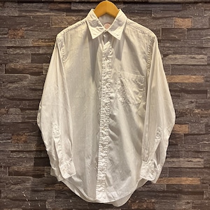 BROTHERS BROTHERS 6BUTTON STRIPE SHIR 1980'S OLD