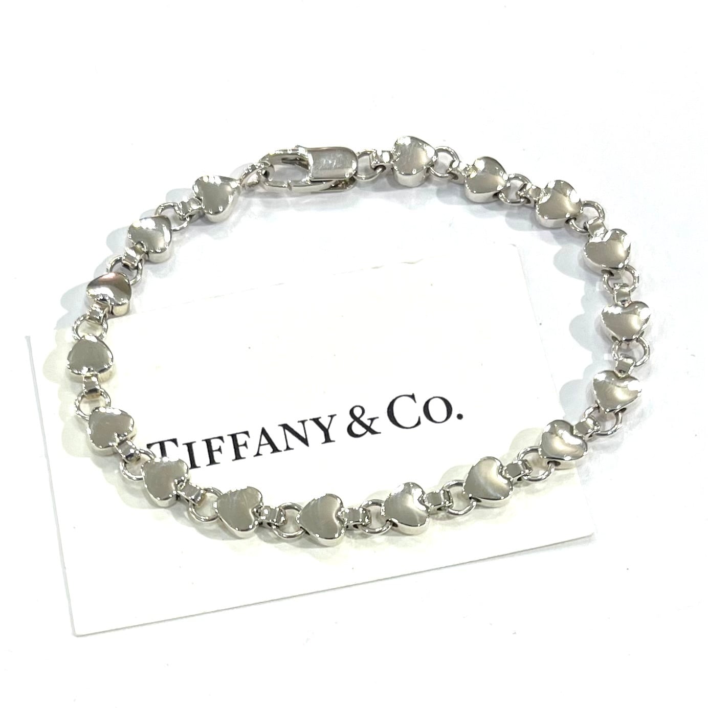 TIFFANY&CO. 】 2756 ティファニー ハートパフリンク ブレスレット