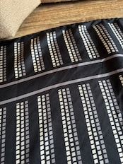 geometric stripe silk scarf-5153-8