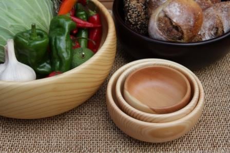 岩手の木のサラダボウル（8寸） | FAIRWOOD Cafe -フェアウッド・カフェ-