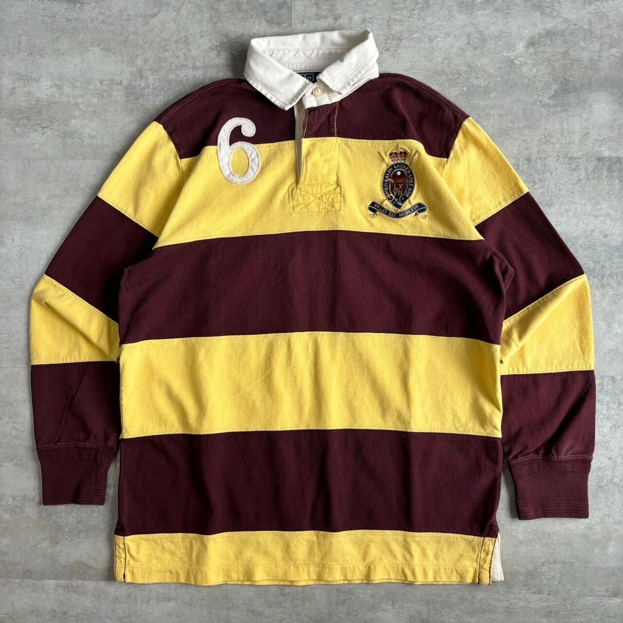 ポロラルフローレン ラガーシャツ ボーダー 刺繍 No.1366