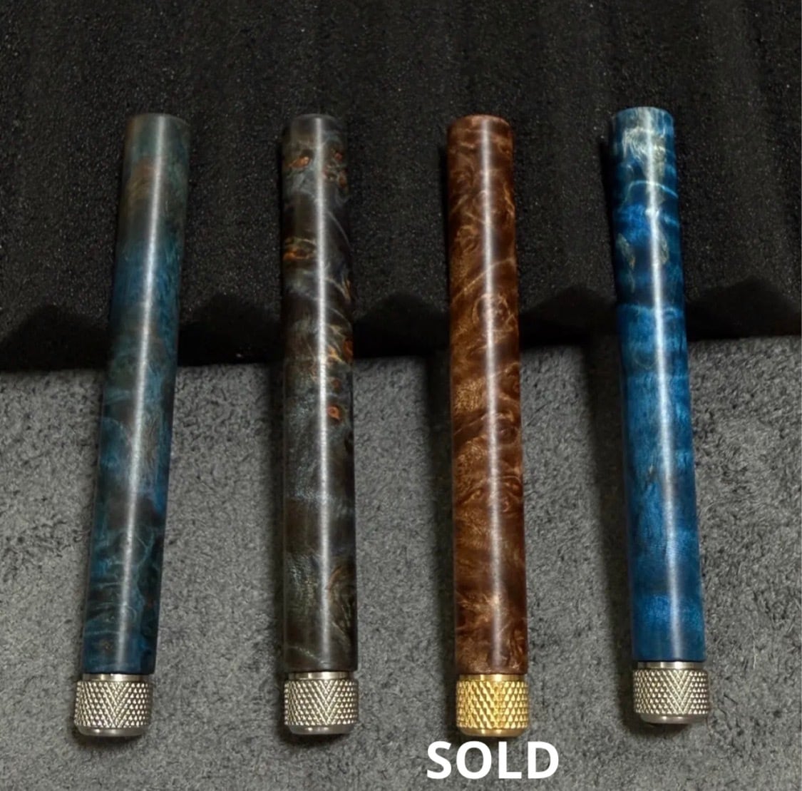 15黒柿木製芯ケース オリジナルキャップ 無塗装 | handwood