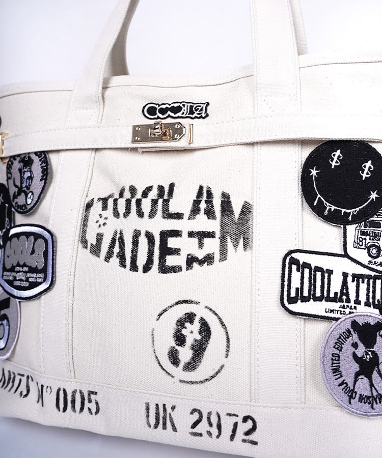 直営限定ITEM】マルチワッペンターンロックトートバッグ CQ-48515H