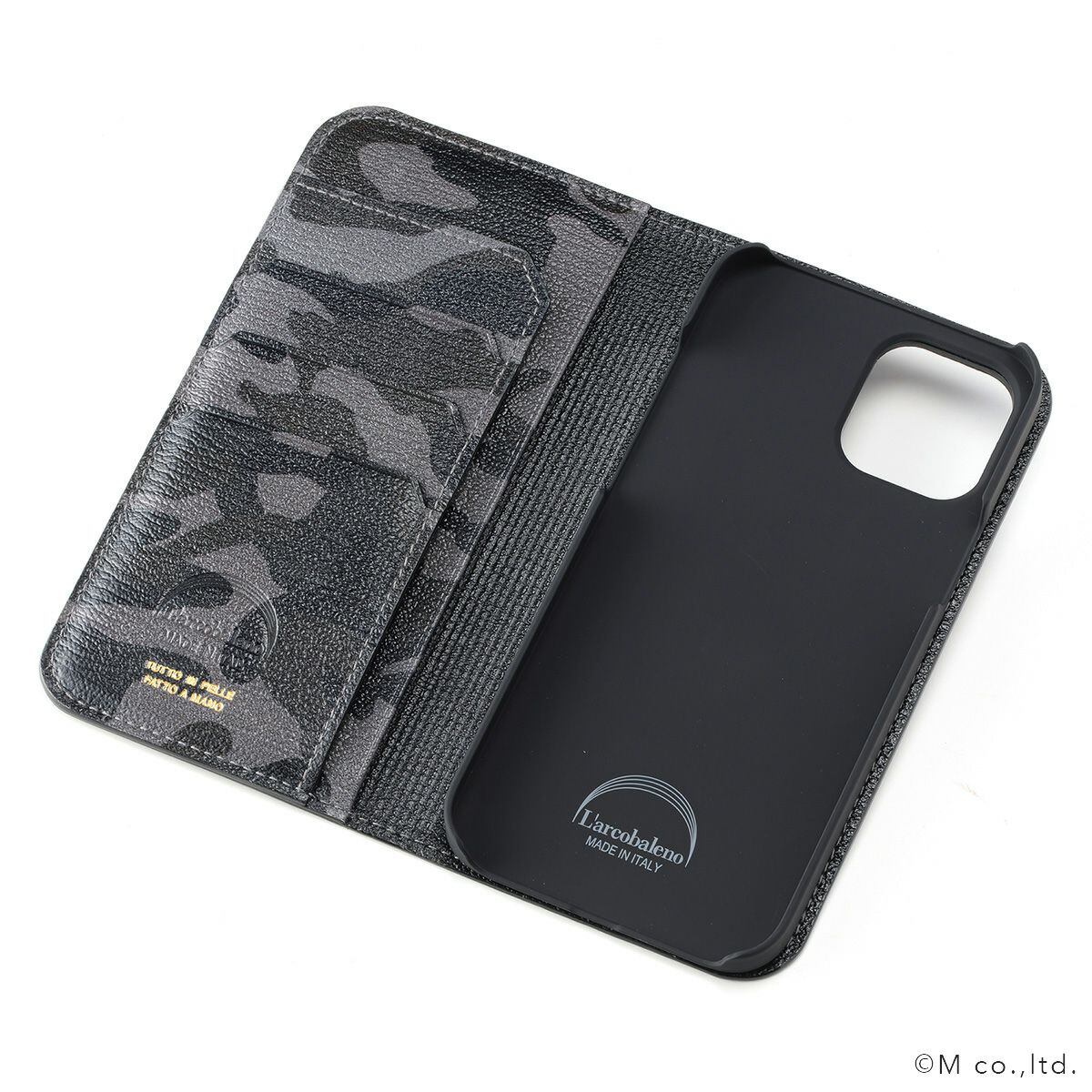 L'arcobaleno（ラルコバレーノ）アイフォンケース iphone12PRO MAX用