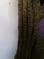 Autumn knit top | デザインニット