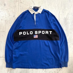 1990's POLO SPORT Ralph Lauren rugger shirt #G866