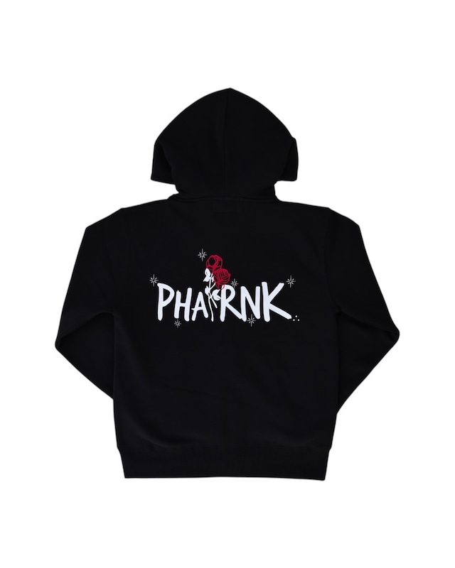 ROSE BACK LOGO ZIP UP SWEAT PK