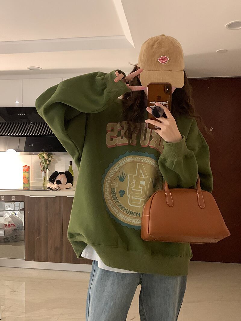 グリーンベルベットオータムウィンタールーズスタイル コットン 秋物 冬物 試着室75293123014