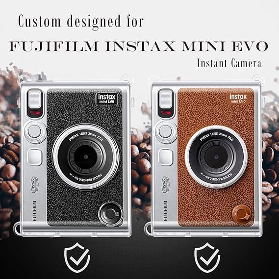 instax mini Evo本体＆ケース＆おまけ付き Amazon | チェキ instax mini Evo＆ケース＆チェキフィルム40枚