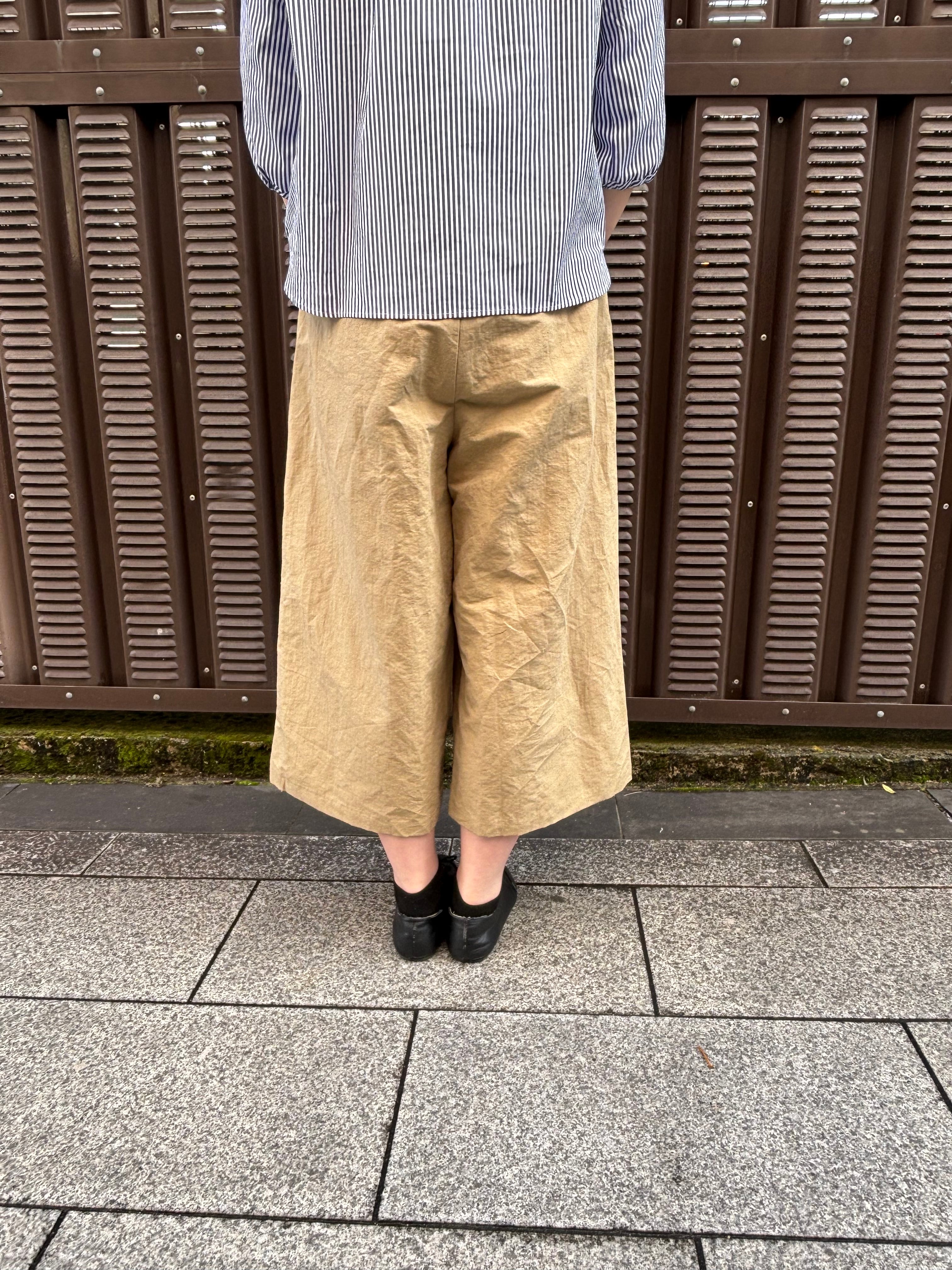 megu様用スロンスクエアリネン100%ガウチョパンツ ガウチョパンツ slone square リネン パンツ megu様用スロンスクエア