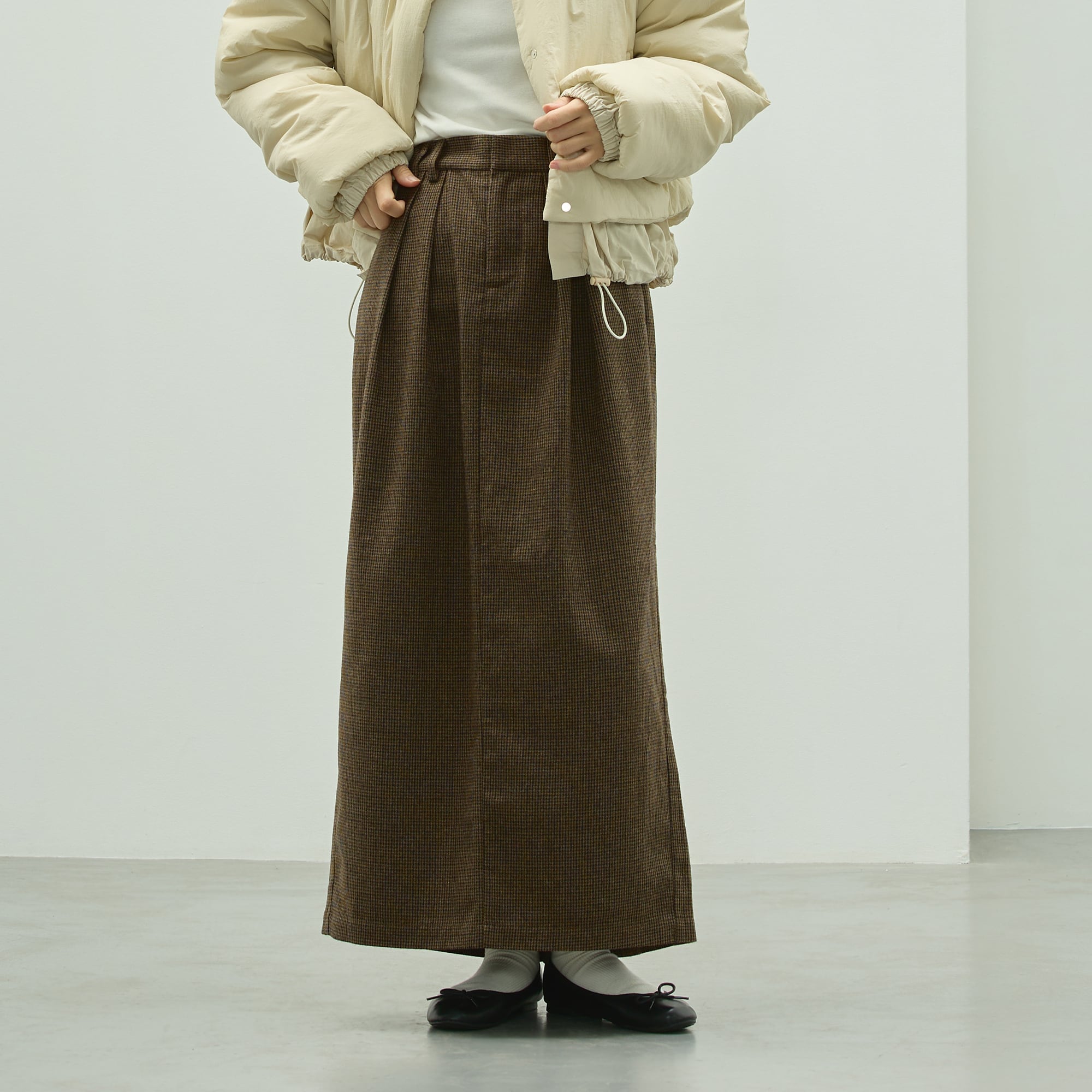 タックスリットスカート｜ウエスト調節可 | AUG ONLINE STORE 大人の