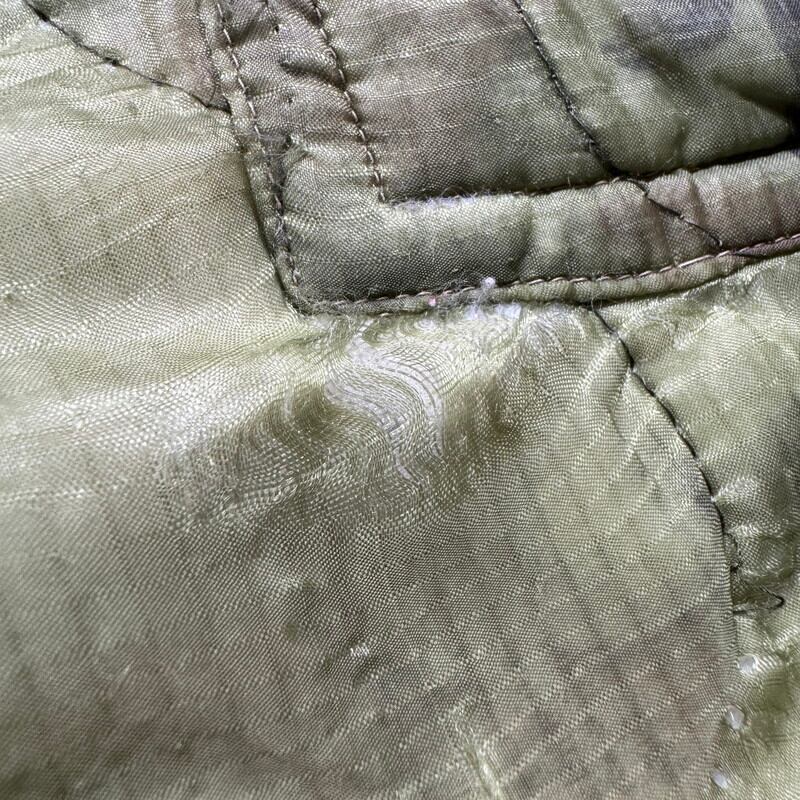 60's~ Unknown キルティングポンチョライナーカスタムファティーグ