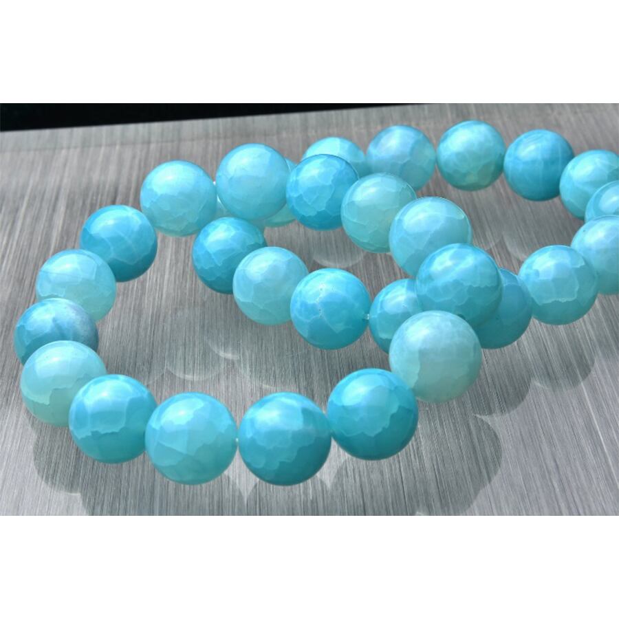 希少❣️12mmケオン❣️天然水晶バジュラ❣️ブルーコモン・ピンク塩源