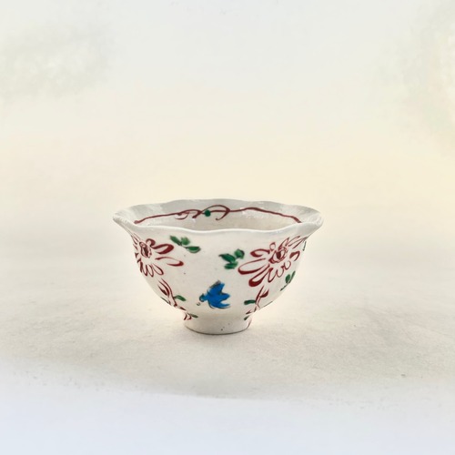 志野赤絵花鳥汲み出し【榛澤宏】