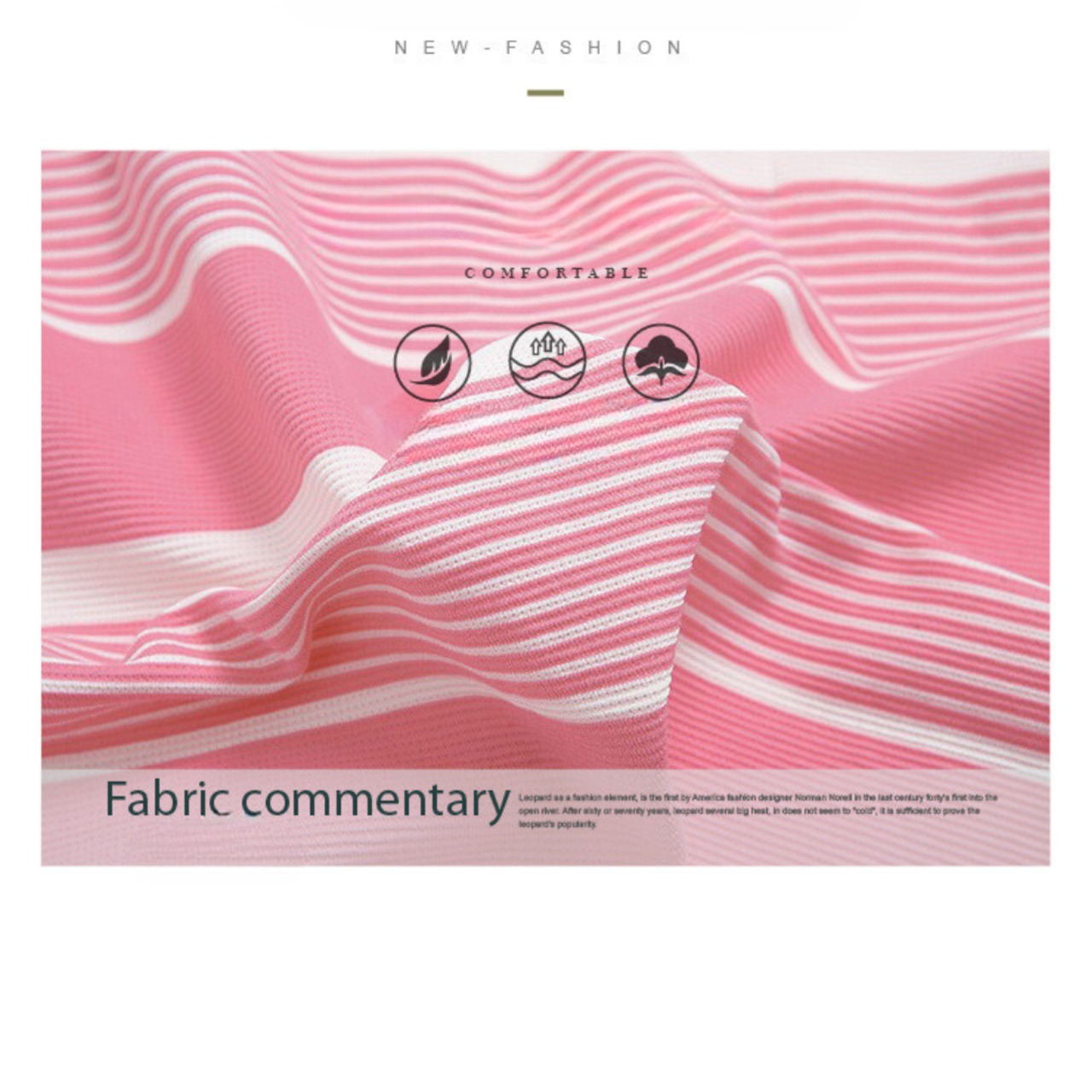 Elegant Striped Dress 5077