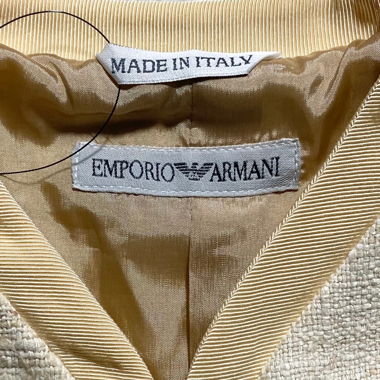 vintage EMPORIO ARMANI silk nep bolero jacket