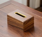 ティッシュケース 木製 天然木 ウォールナット ティッシュボックス 卓上 インテリア 北欧風 シンプル おしゃれ 高級感 ナチュラル