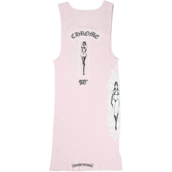 Size【XL】 CHROME HEARTS クロム・ハーツ ×DEADLY DOLL RIB TANKTOP