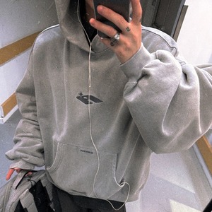 裏起毛ヴィンテージ風プルオーバー　1103