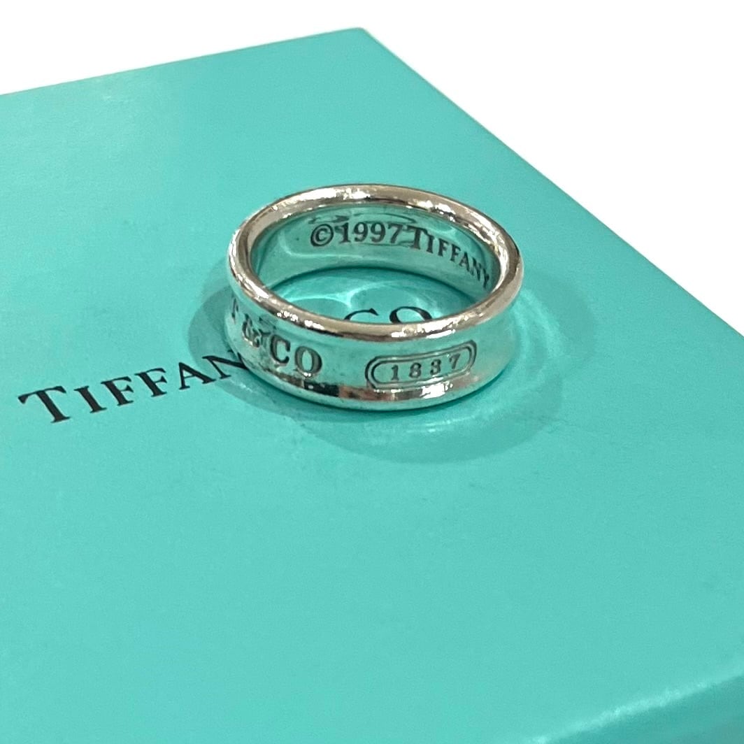 TIFFANY&CO】【15号】T2008 ナローデザインシルバーリング 15号