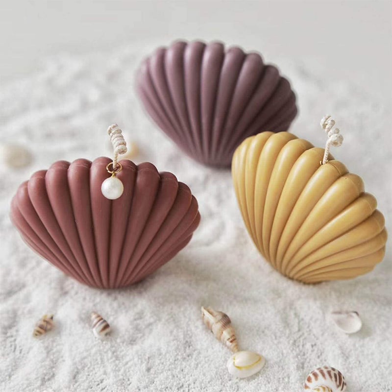 シェル(L) プラスチックモールド | シリコンモールド・クレイクラフト