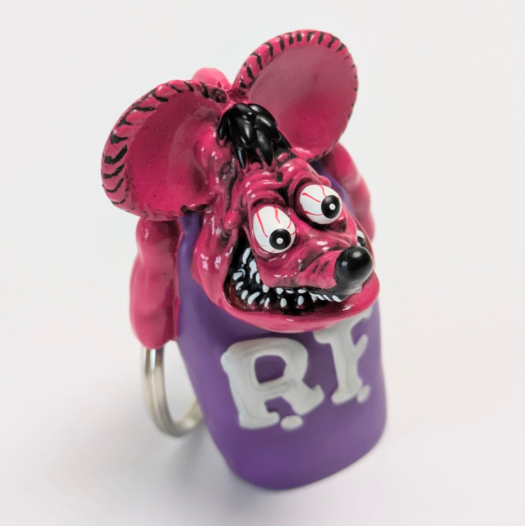 【 RAT FINK( ラットフィンク )】 Lighter Cap KeyHolder ( ライターキャップキーホルダー ) 〚アメリカン雑貨 アメトイ〛