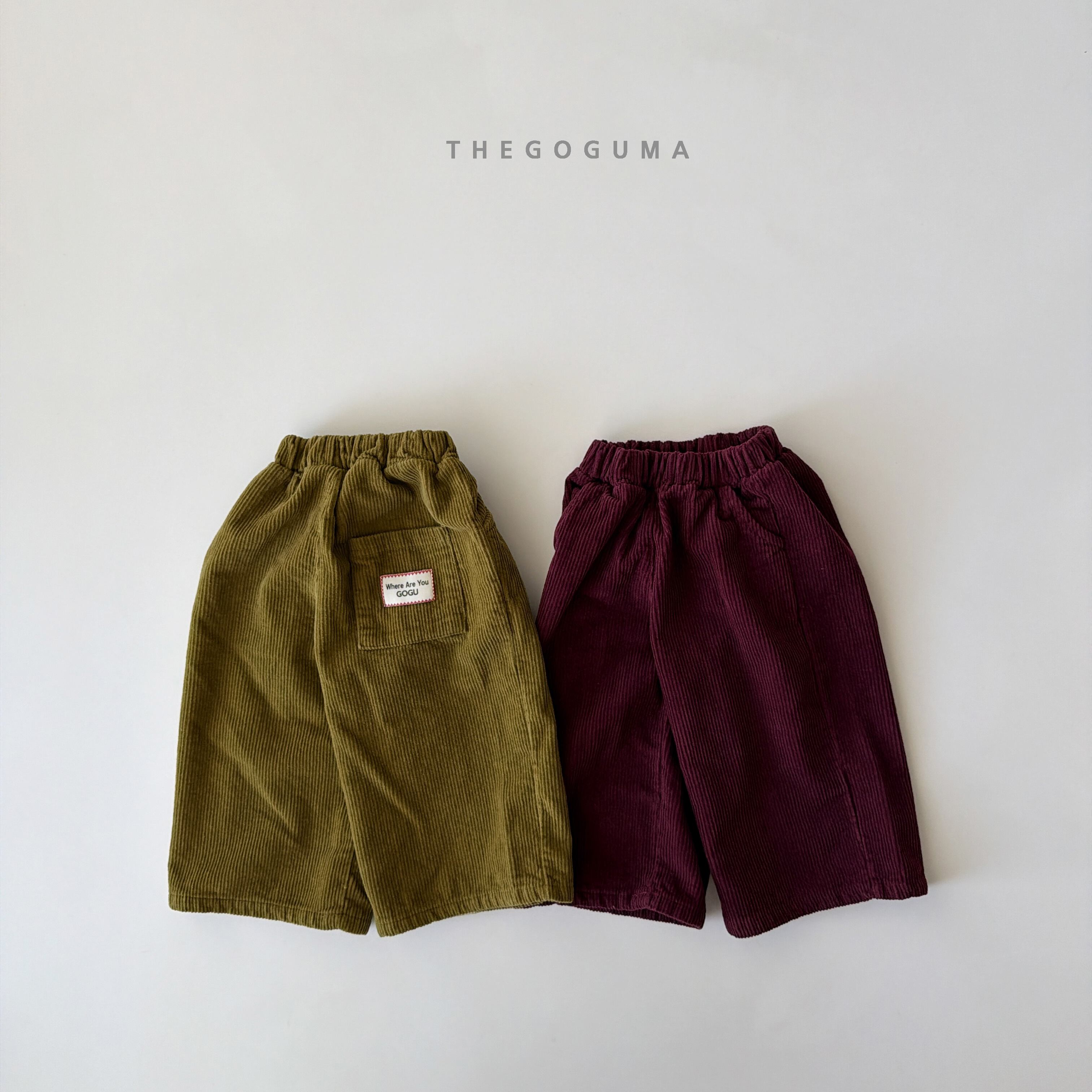color golden brushed pants【the goguma】※11月下旬〜12月上旬発送予定