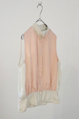ARMANI JEANS silk stand-collar vest