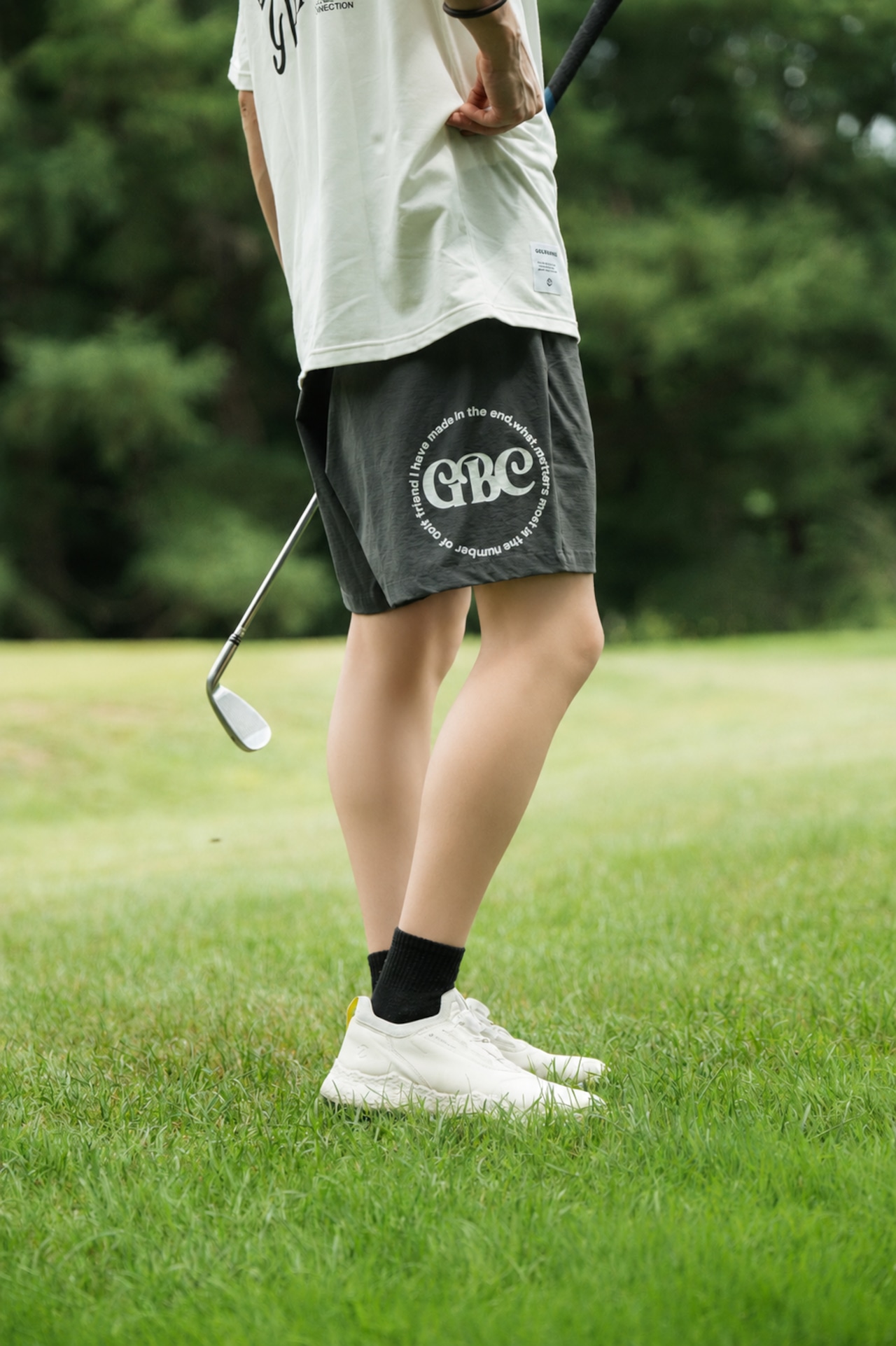CIRCLE SHORT PANTS GRAY