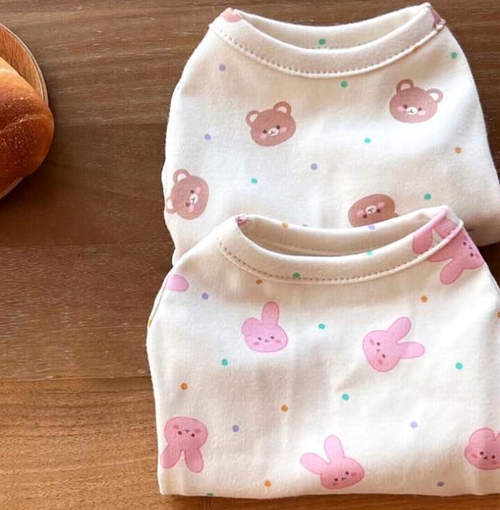 《予約》1102171 くまさん&うさちゃんカラフルボールトップス