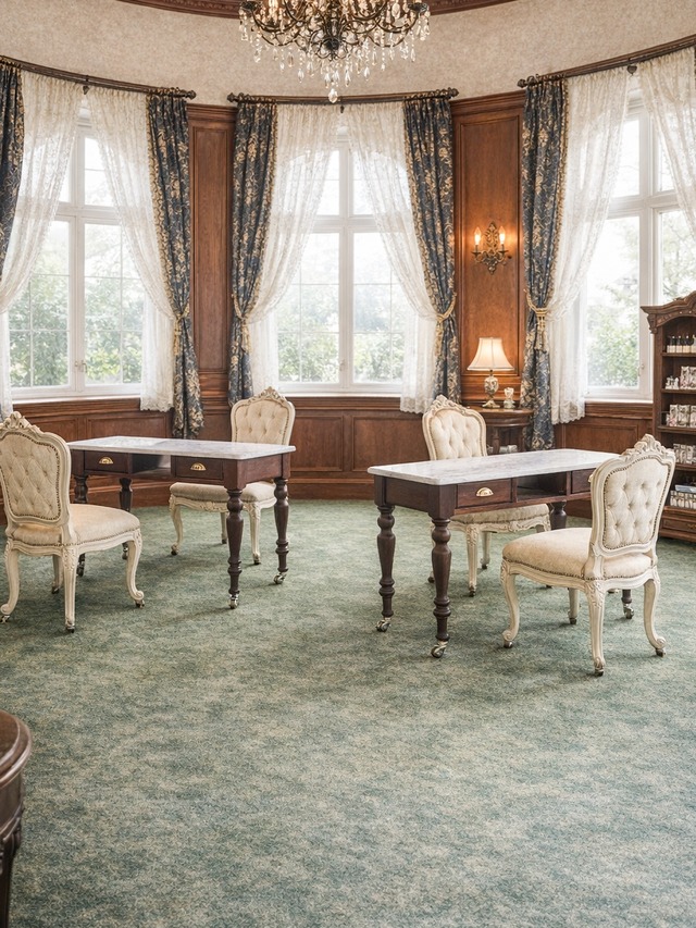 引出し&キャスター付きネイルテーブル大理石860 (アンティーク調ろくろ足ネイルデスク) W860×D450 かわいいドレッサー