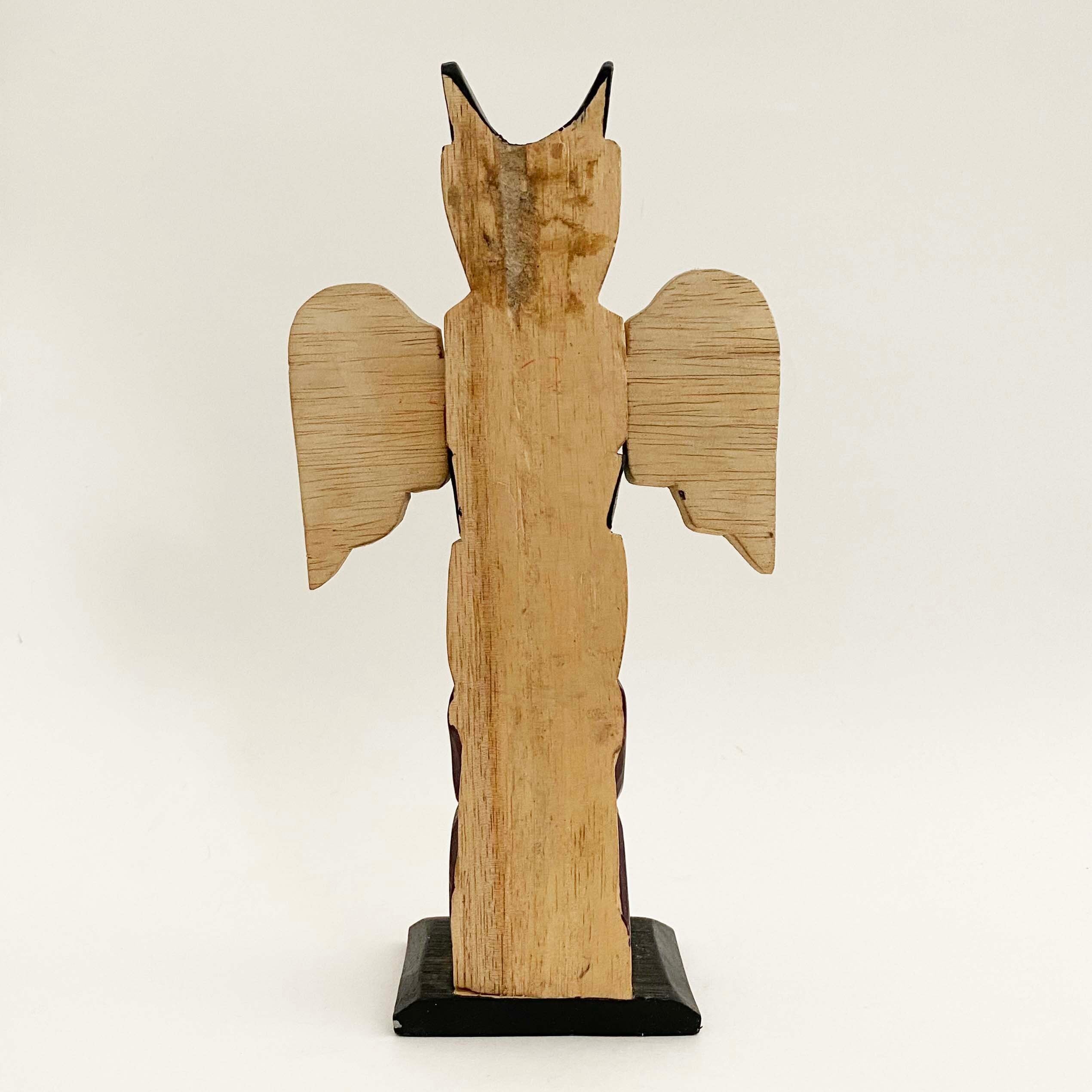 ヴィンテージ・トーテムポール（アラスカ先住民 / サンダーバード・クマ）