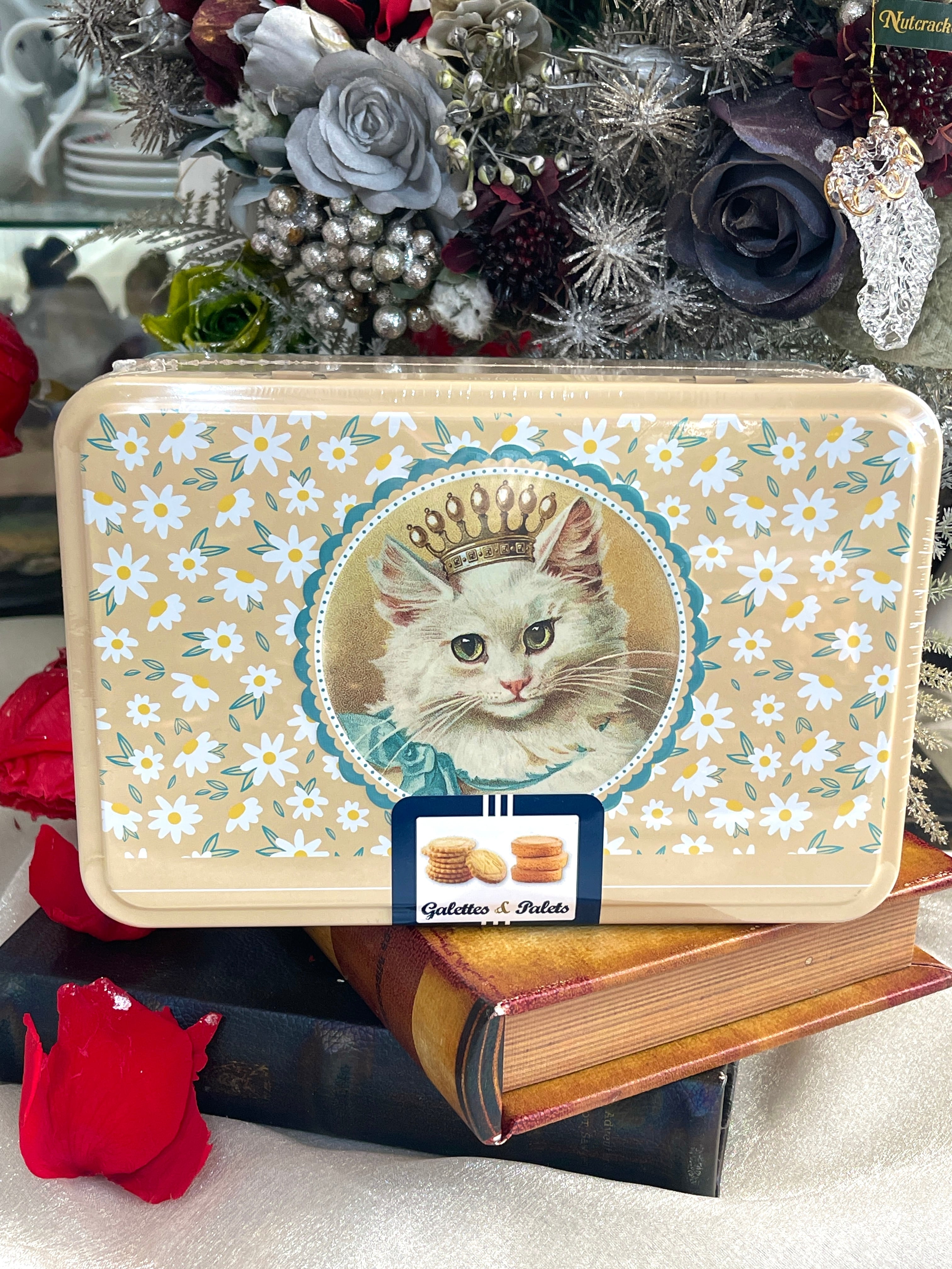 ◆ロイヤルキャッツ◆オレンジ 缶◆ラ・トリニテーヌ◆ガレット/パレット詰合せ)◆フランス製◆