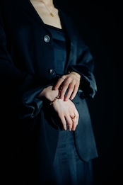 『約束の輪舞』 chain ring 2set ( gold & silver )