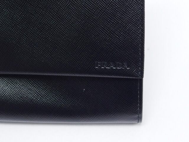 プラダ サフィアーノ トラベル クラッチバッグ 黒【20230104】【2