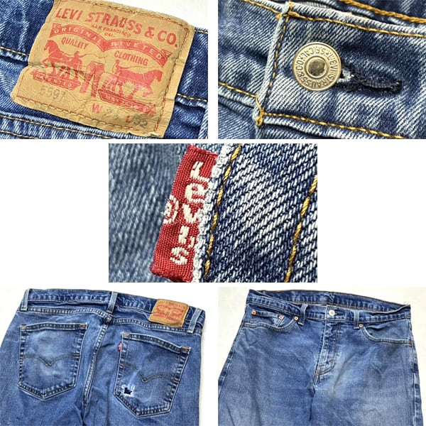 1点物◇リーバイス559ダメージジーンズLevisデニムパンツ古着メンズ33