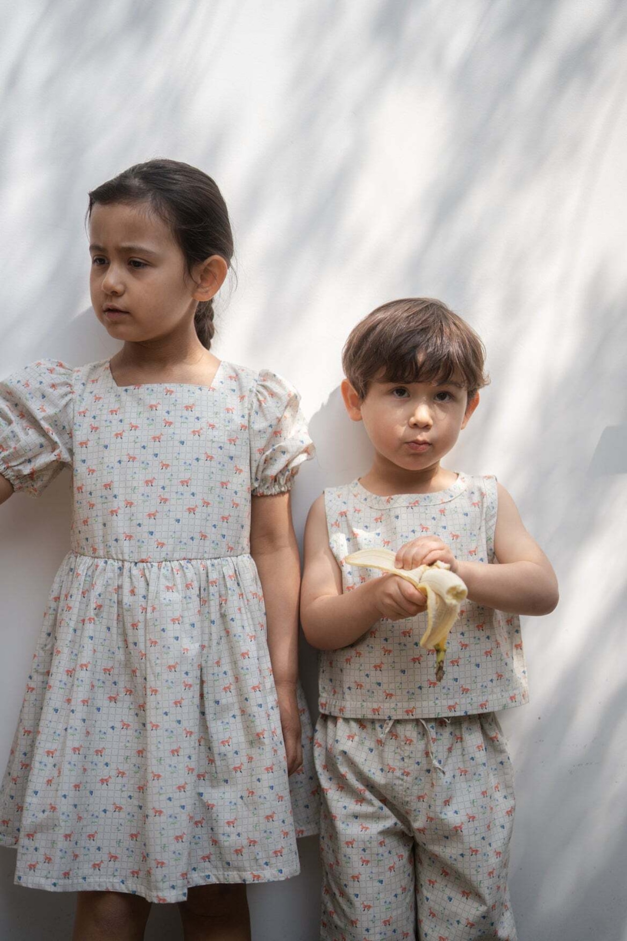 【即納】Tiny Tiny Doors / Short Sleeve Dress - Kitsune
