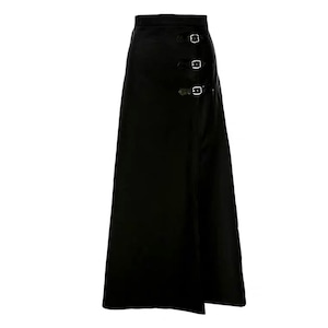 Side Belt Long Skirt KRE1910