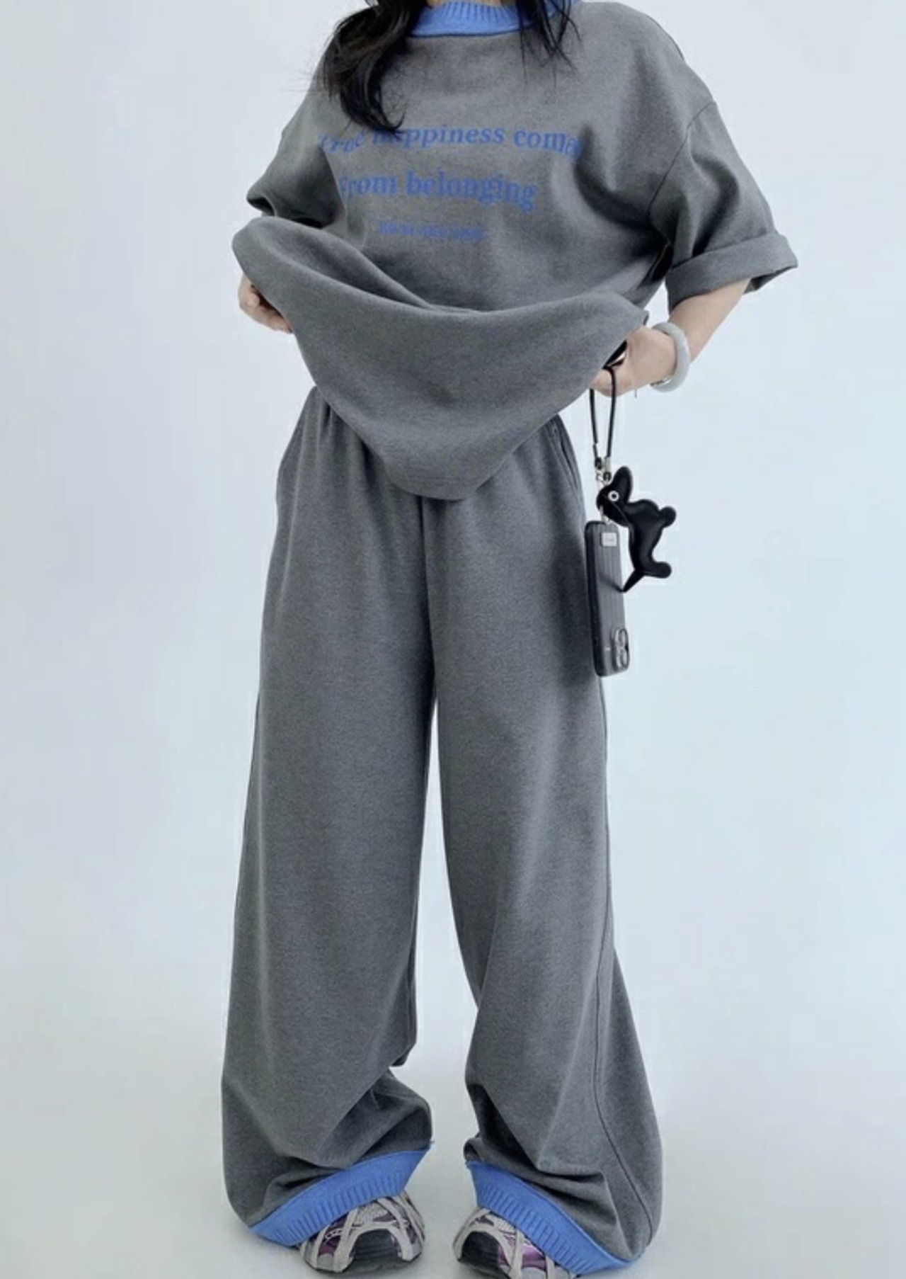 OISIS035 コントラストカラーレイジーネックラインセットアップ