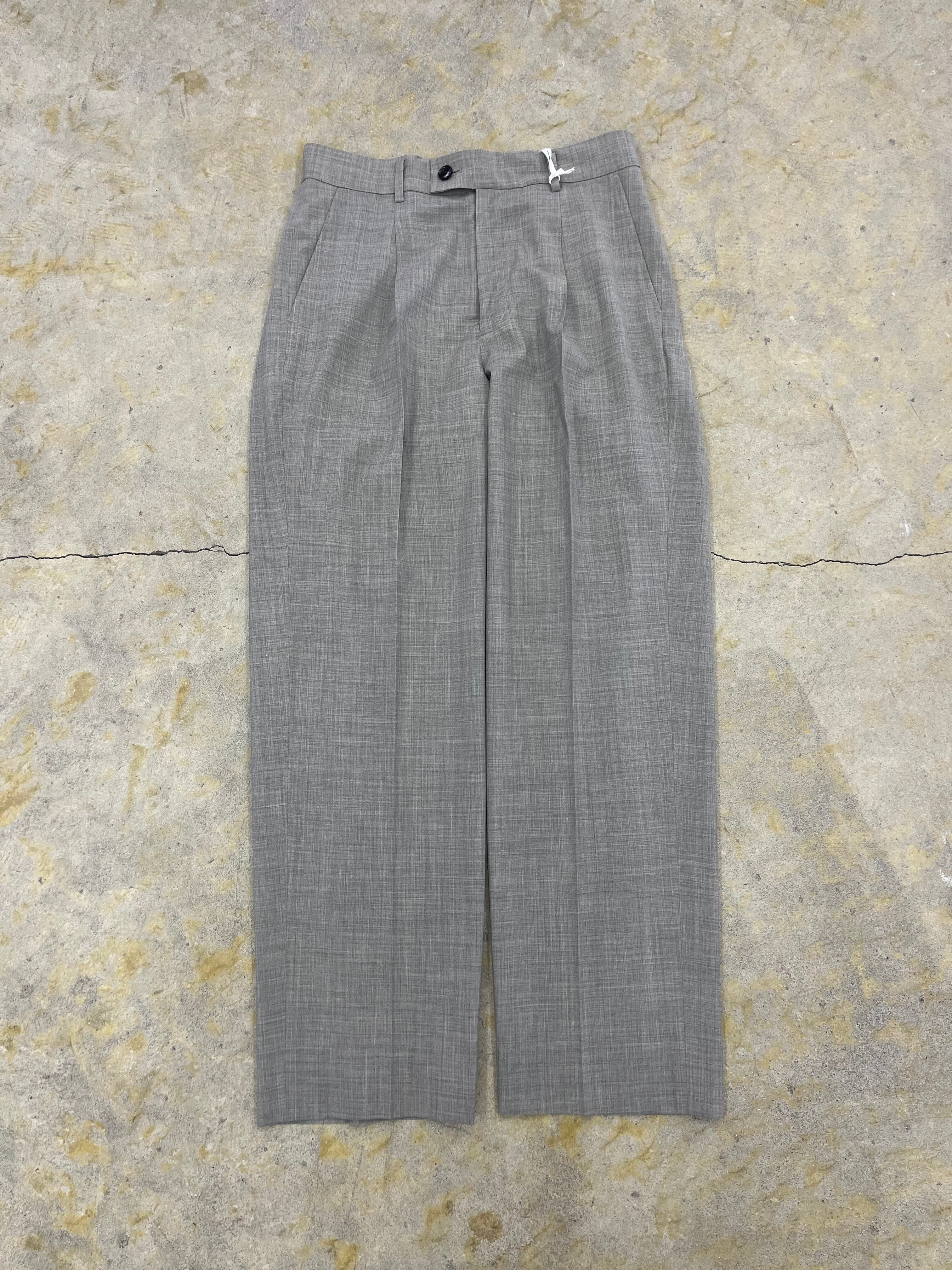 Ernie Palo | Stretch Wool Easy Pants | Gray | HOWDAY