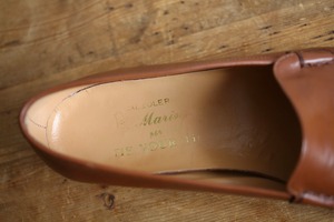 【Marini】イタリア最古の老舗 マリーニ ヴァンプローファー タイユアタイ別注 未使用 Size:42