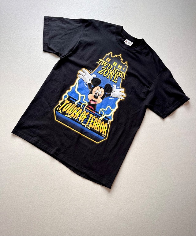 DEAD STOCK 90s USA製 “ DISNEY MICKEY ” TWILIGHT ZONE TOWER OF 