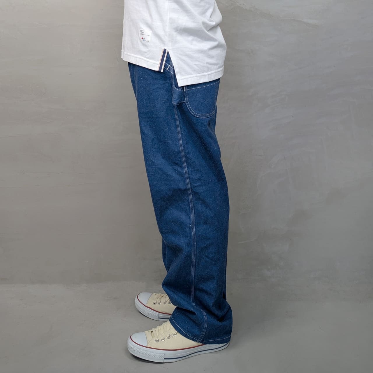 CARPENTER PANTS Ver.2 NANO MIST WASH / BLUE | BLUE SAKURA JEANS