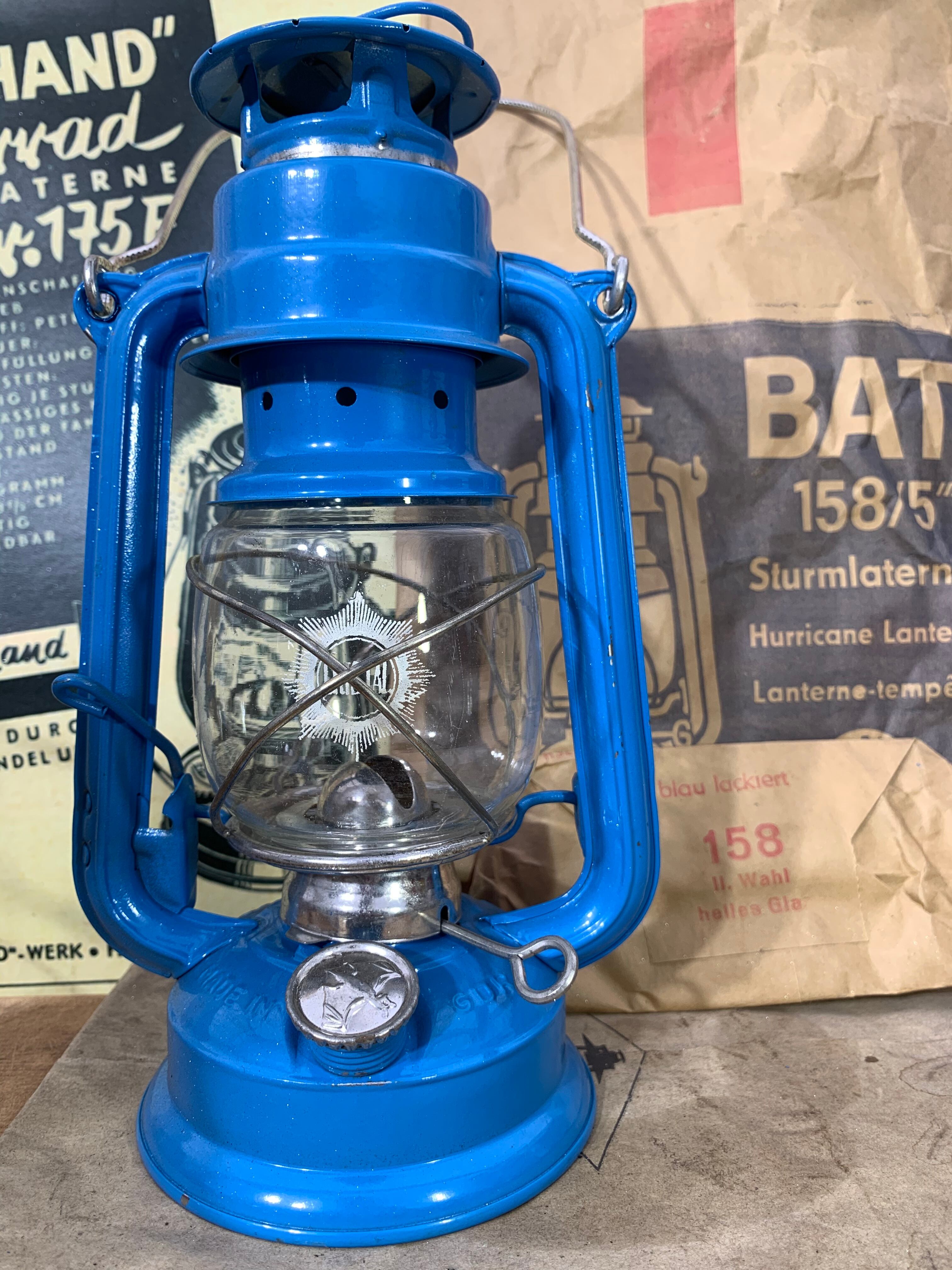 ランタン ヴィンテージランタン BAT158 BAT No.158 プリントが逆さまのエラー商品 | ヴィンテージ