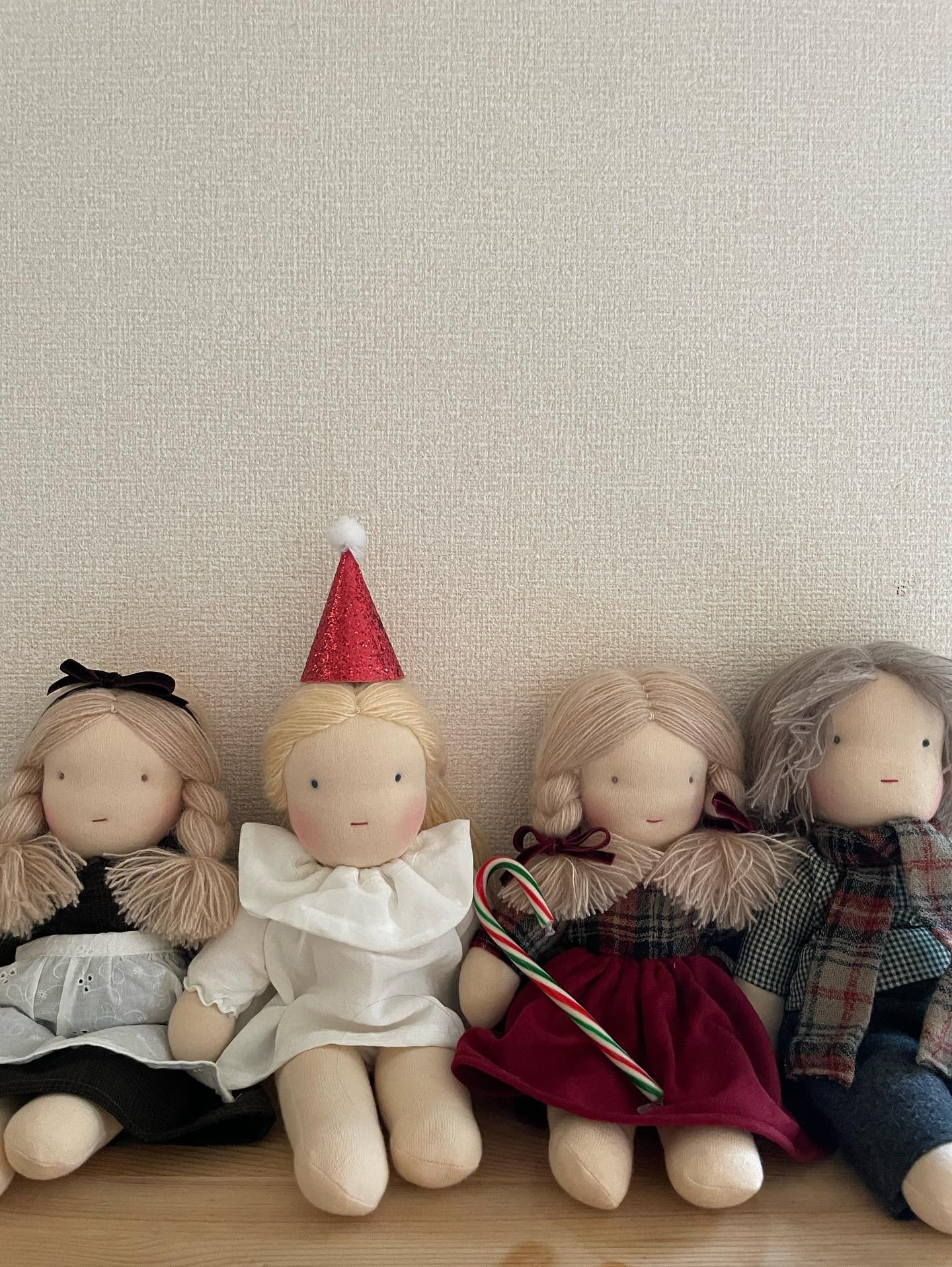 【karabebis×Minami】waldorf doll ホワイトポニーテール