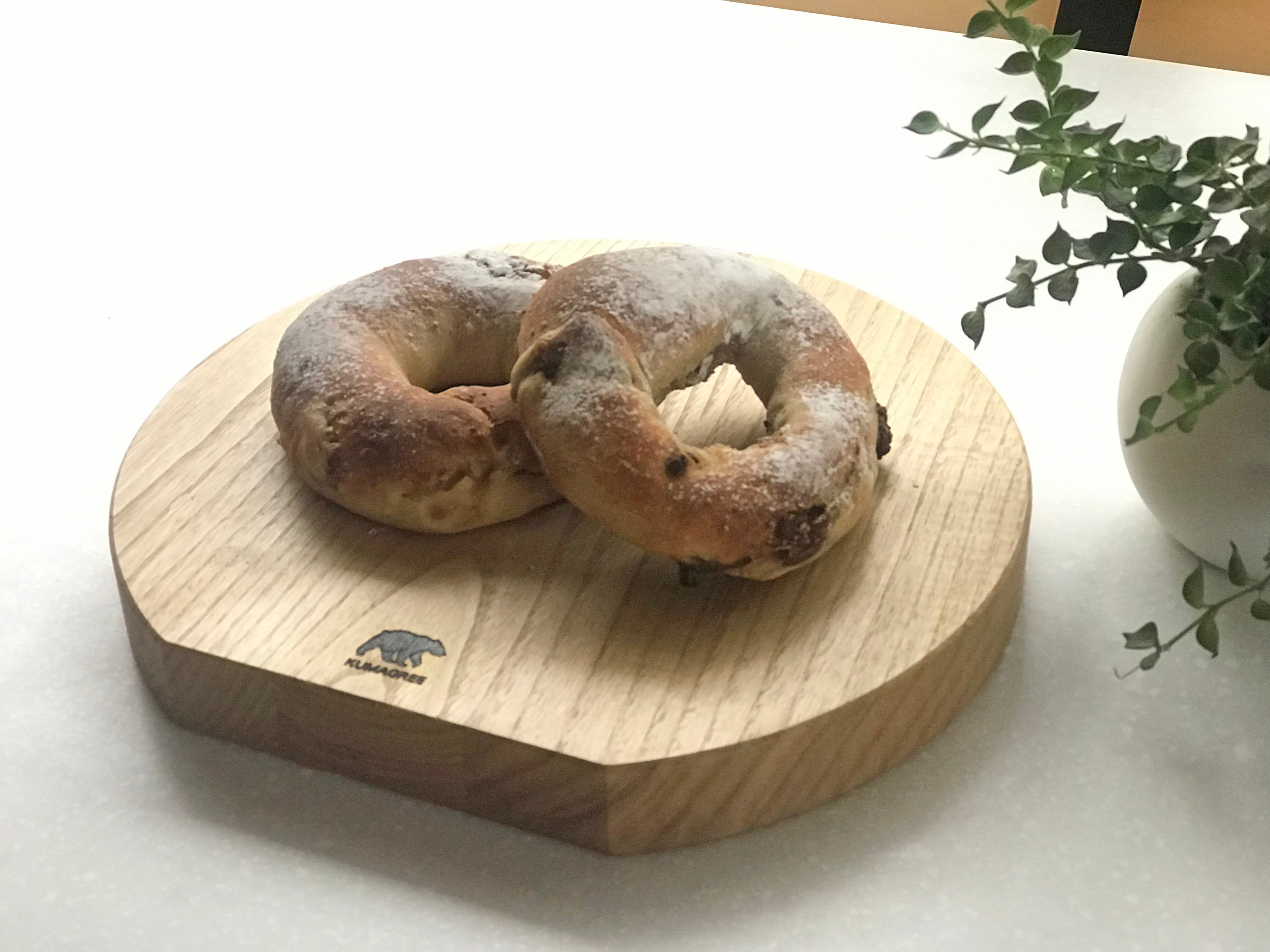 くりの丸まな板（直径25cm・国産栗材・無塗装）まな板 カッティング